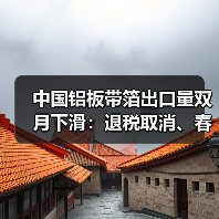 中国铝板带箔出口量双月下滑：退税取消、春节与关税多因素解析（图2）