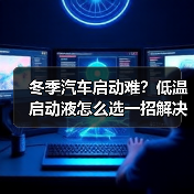 冬季汽车启动难？低温启动液怎么选一招解决！（图1）