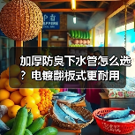 加厚防臭下水管怎么选？电镀翻板式更耐用