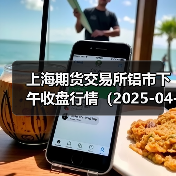 上海期货交易所铝市下午收盘行情（2025-04-23 15:03）（图2）
