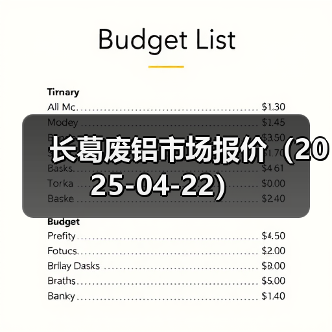 长葛废铝市场报价（2025-04-22）（图3）