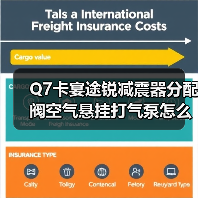 Q7卡宴途锐减震器分配阀空气悬挂打气泵怎么选？（图3）