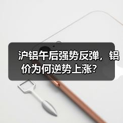 沪铝午后强势反弹,铝价为何逆势上涨?(图3) 沪铝午后强势反弹,铝价为何逆势上涨?(图3)