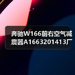 奔驰W166前右空气减震器A1663201413厂家直销 原