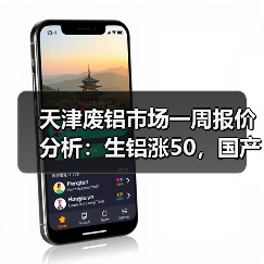 天津废铝市场一周报价分析：生铝涨50，国产铝锭飙升220（图3）