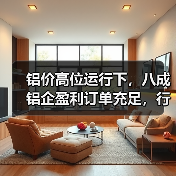 铝价高位运行下,八成铝企盈利订单充足,行业分化凸显?(图1) 铝价高位运行下,八成铝企盈利订单充足,行业分化凸显?(图1)