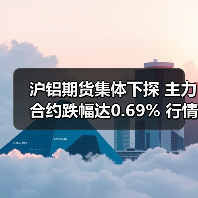 沪铝期货集体下探 主力合约跌幅达0.69% 行情为何走低？（图1）