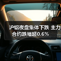 沪铝夜盘集体下跌 主力合约跌幅超0.6%（图1）