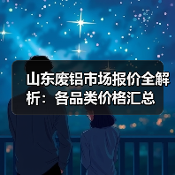 山东废铝市场报价全解析：各品类价格汇总（图1）