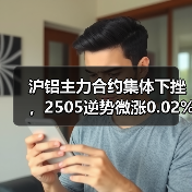 沪铝主力合约集体下挫,2505逆势微涨0.02%引关注(图4) 沪铝主力合约集体下挫,2505逆势微涨0.02%引关注(图4)
