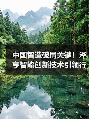 中国智造破局关键！泽亨智能创新技术引领行业智能化升级（图4）