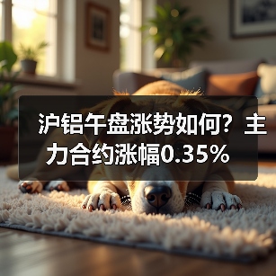 沪铝午盘涨势如何？主力合约涨幅0.35%（图2）