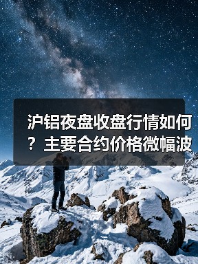 沪铝夜盘收盘行情如何？主要合约价格微幅波动（图3）
