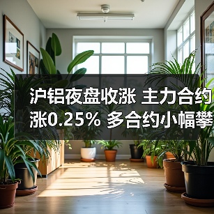 沪铝夜盘收涨 主力合约涨0.25% 多合约小幅攀升（图3）