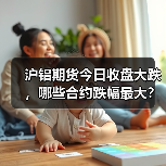 沪铝期货今日收盘大跌，哪些合约跌幅最大？（图3）