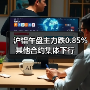 沪铝午盘主力跌0.85% 其他合约集体下行（图2）