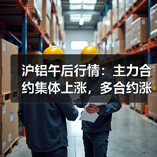 沪铝午后行情：主力合约集体上涨，多合约涨幅超1.4%（图3）