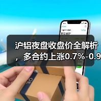 沪铝夜盘收盘价全解析，多合约上涨0.7%-0.9%（图1）