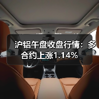 沪铝午盘收盘行情：多合约上涨1.14%（图3）