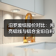 汨罗废铝报价对比：光亮铝线与铝合金旧白料价差解析（图2）