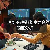 沪铝涨跌分化 主力合约领涨分析（图3）