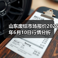 山东废铝市场报价2025年6月10日行情分析（图1）