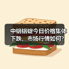 中铝铝锭今日价格集体下跌，市场行情如何？