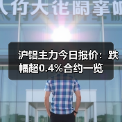 沪铝主力今日报价：跌幅超0.4%合约一览（图2）