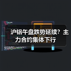 沪铝午盘跌势延续？主力合约集体下行（图2）