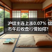 沪铝主连上涨0.07% 铝市午后收盘行情如何？（图2）