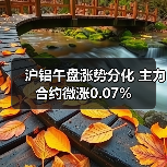 沪铝午盘涨势分化 主力合约微涨0.07%(图4) 沪铝午盘涨势分化 主力合约微涨0.07%(图4)