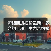 沪铝期货报价最新：多合约上涨，主力合约微涨0.05%（图1）