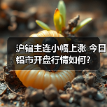 沪铝主连小幅上涨 今日铝市开盘行情如何？（图3）