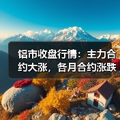 铝市收盘行情:主力合约大涨,各月合约涨跌分化(图4) 铝市收盘行情:主力合约大涨,各月合约涨跌分化(图4)