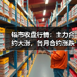 铝市收盘行情：主力合约大涨，各月合约涨跌分化（图3）