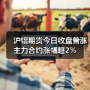沪铝期货今日收盘普涨 主力合约涨幅超2%（图1）