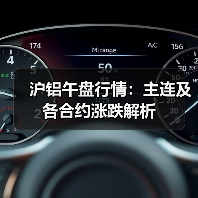 沪铝午盘行情:主连及各合约涨跌解析(图3) 沪铝午盘行情:主连及各合约涨跌解析(图3)