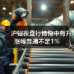 沪铝夜盘行情稳中有升 涨幅普遍不足1%（图2）