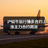 沪铝午后行情多合约上涨主力合约微涨(图1) 沪铝午后行情多合约上涨主力合约微涨(图1)