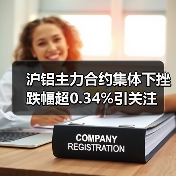 沪铝主力合约集体下挫 跌幅超0.34%引关注（图2）