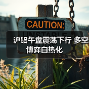 沪铝午盘震荡下行 多空博弈白热化（图1）