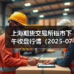 上海期货交易所铝市下午收盘行情（2025-07-03 15:03）（图4）