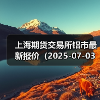 上海期货交易所铝市最新报价(2025-07-03 14:00)(图2) 上海期货交易所铝市最新报价(2025-07-03 14:00)(图2)
