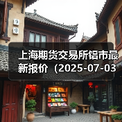 上海期货交易所铝市最新报价（2025-07-03 14:00）（图1）