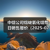中铝公司铝锭氧化铝每日销售报价（2025-07-01）（图4）