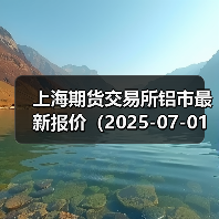 上海期货交易所铝市最新报价（2025-07-01 10:15）（图1）