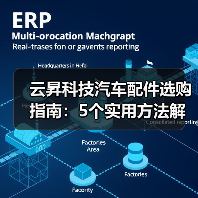 云昇科技汽车配件选购指南：5个实用方法解决维护难题