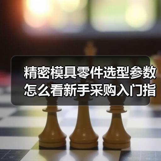 精密模具零件选型参数怎么看新手采购入门指南