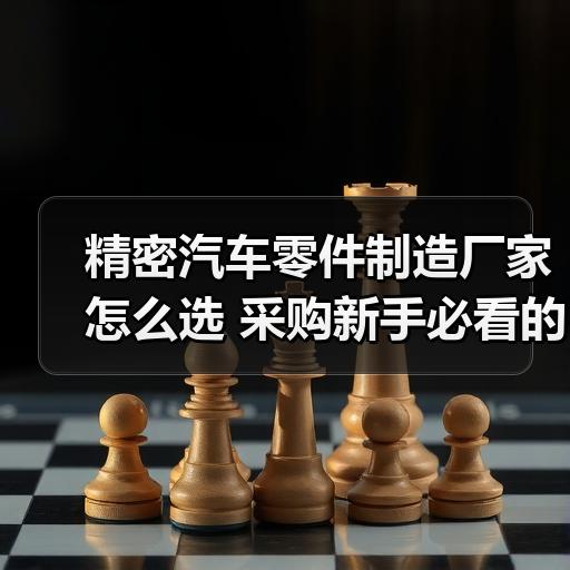 精密汽车零件制造厂家怎么选 采购新手必看的验厂与报价判断思路
