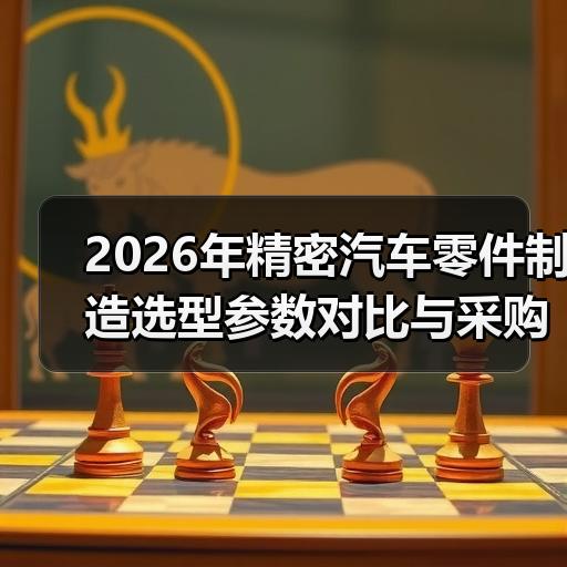 2026年精密汽车零件制造选型参数对比与采购避坑指南
